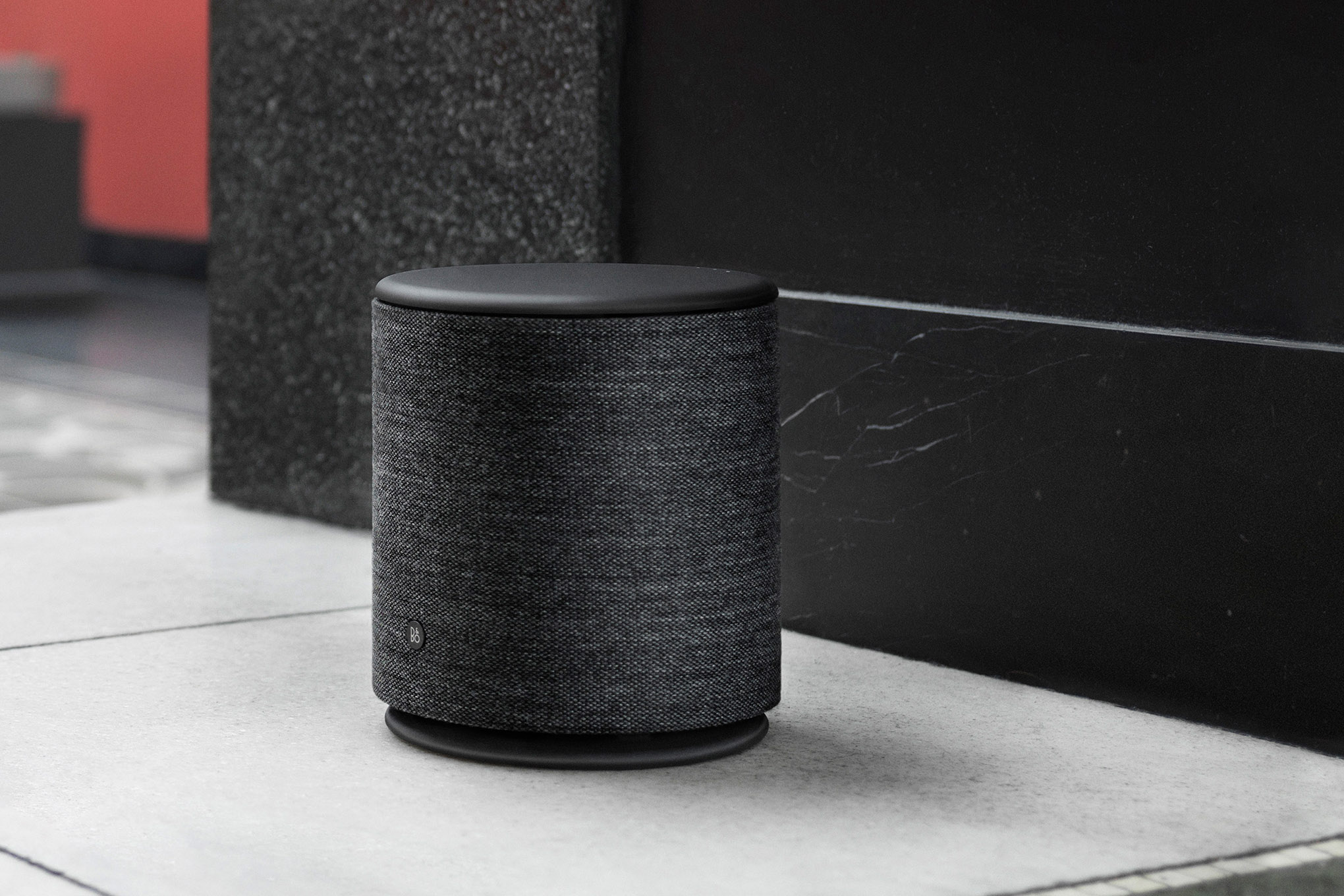 The Beoplay M5 is a big, pricey, wireless cylinder full of bass