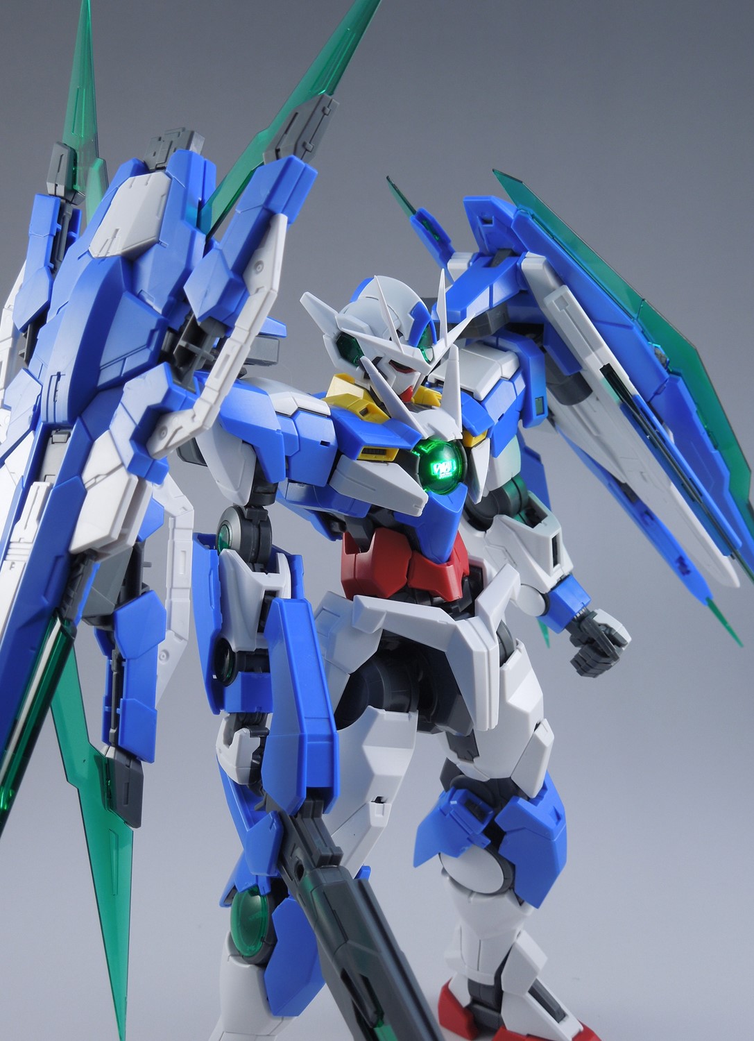 ガンプラ【MG ダブルオークアンタ フルセイバー】レビューその③ 改部