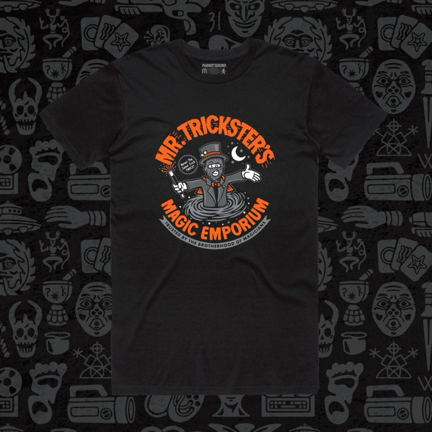 Mr. Trickster Tee – Planet Weird Store