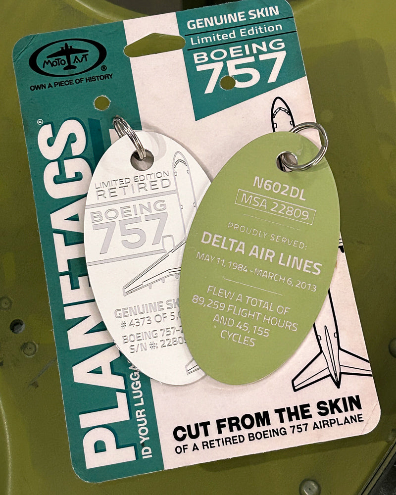 Boeing 757 PlaneTag – 602DL – MotoArt PlaneTags