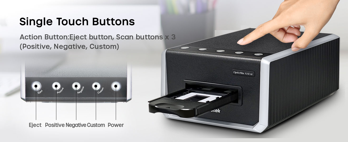 Plustek Film Scanner OpticFilm 135i Ai - Newly Developed Aspheric