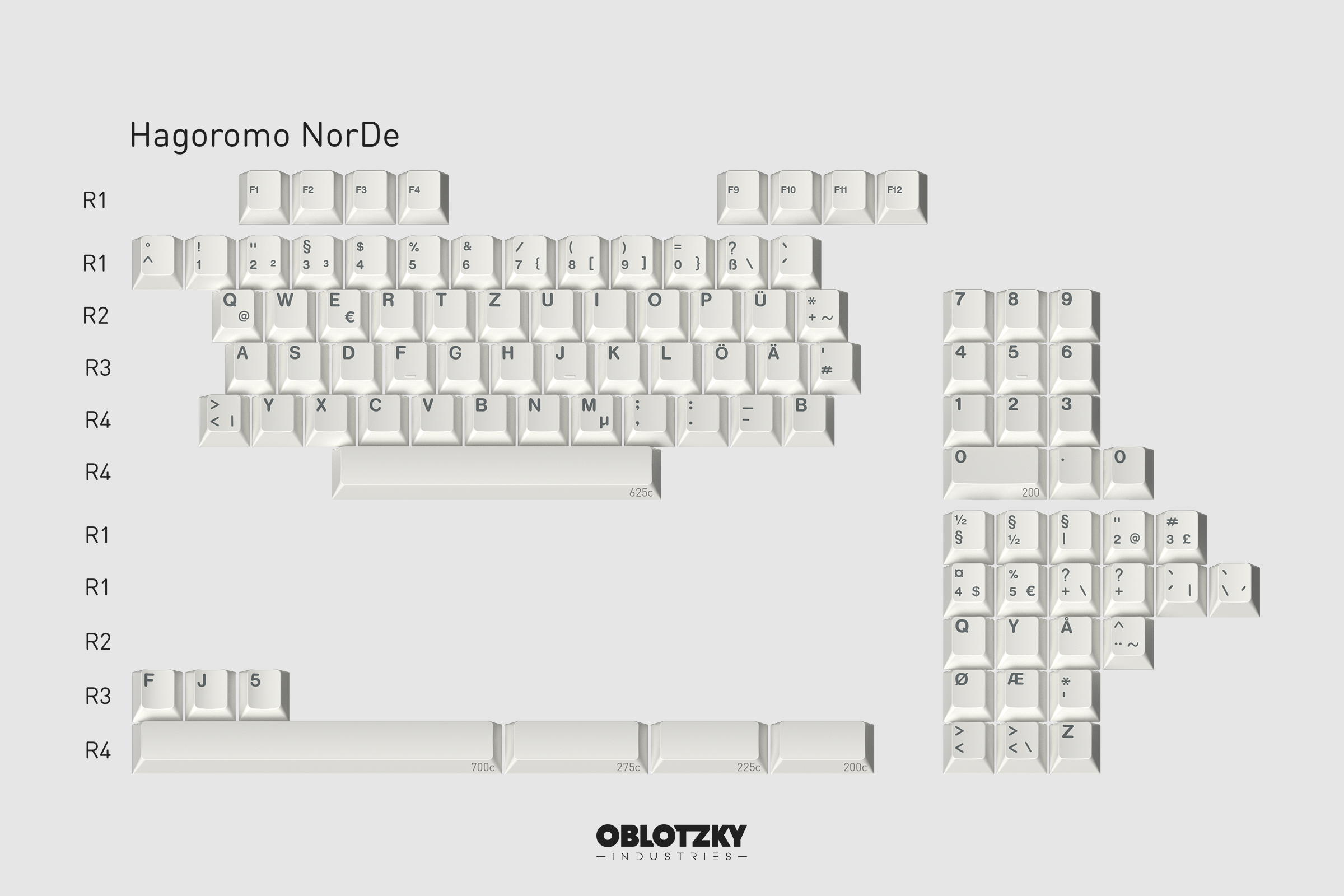 In Stock) GMK Oblivion v3.1 Keycap Set