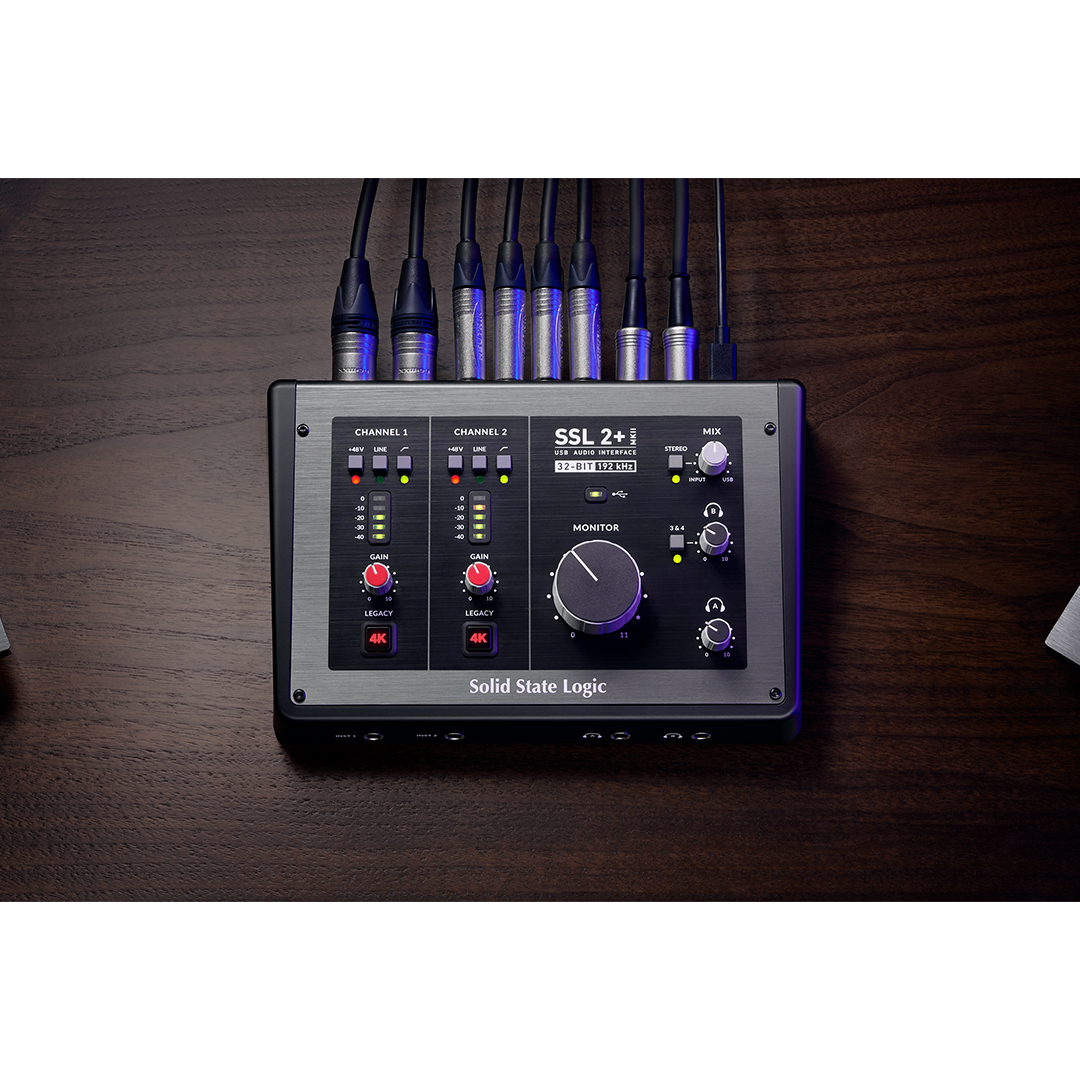 SSL 2+ MKII 2x2 USB-C Audio Interface | Providence Sound And Vision