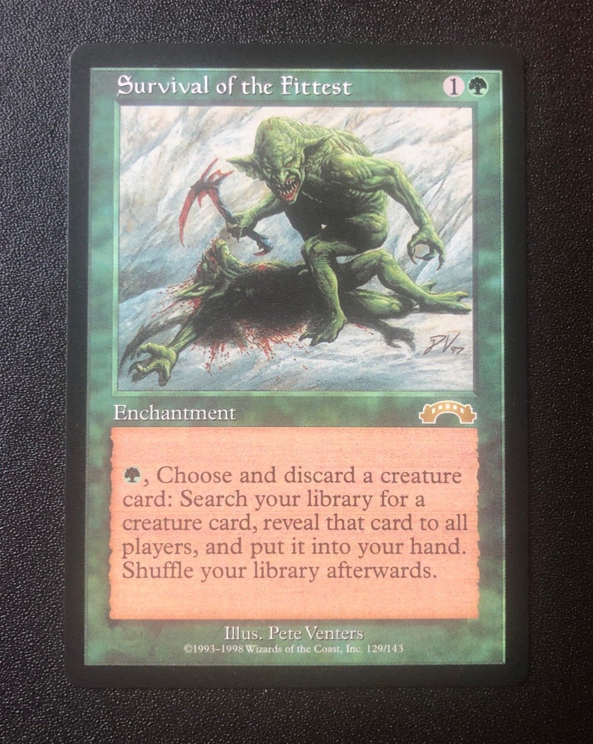 mtg 適者生存 エクソダス 旧枠 MTG 適者生存 Survival of the Fittest