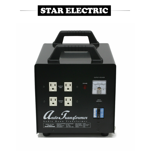 オーディオ用ダウントランス・コンセント16個付き・3000W容量