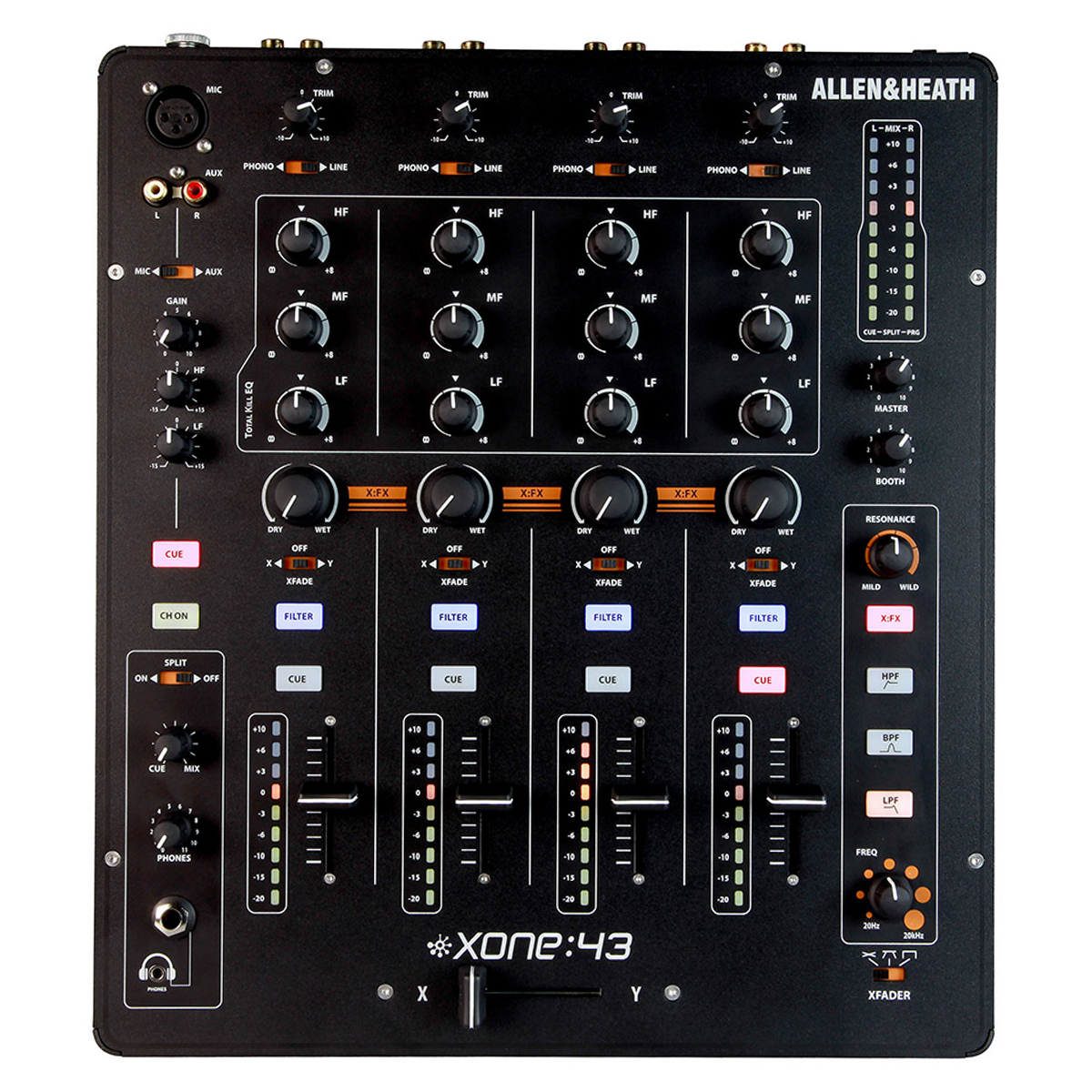 ALLEN&HEATH XONE62 高音質プリアンプ DJミキサー アレヒ
