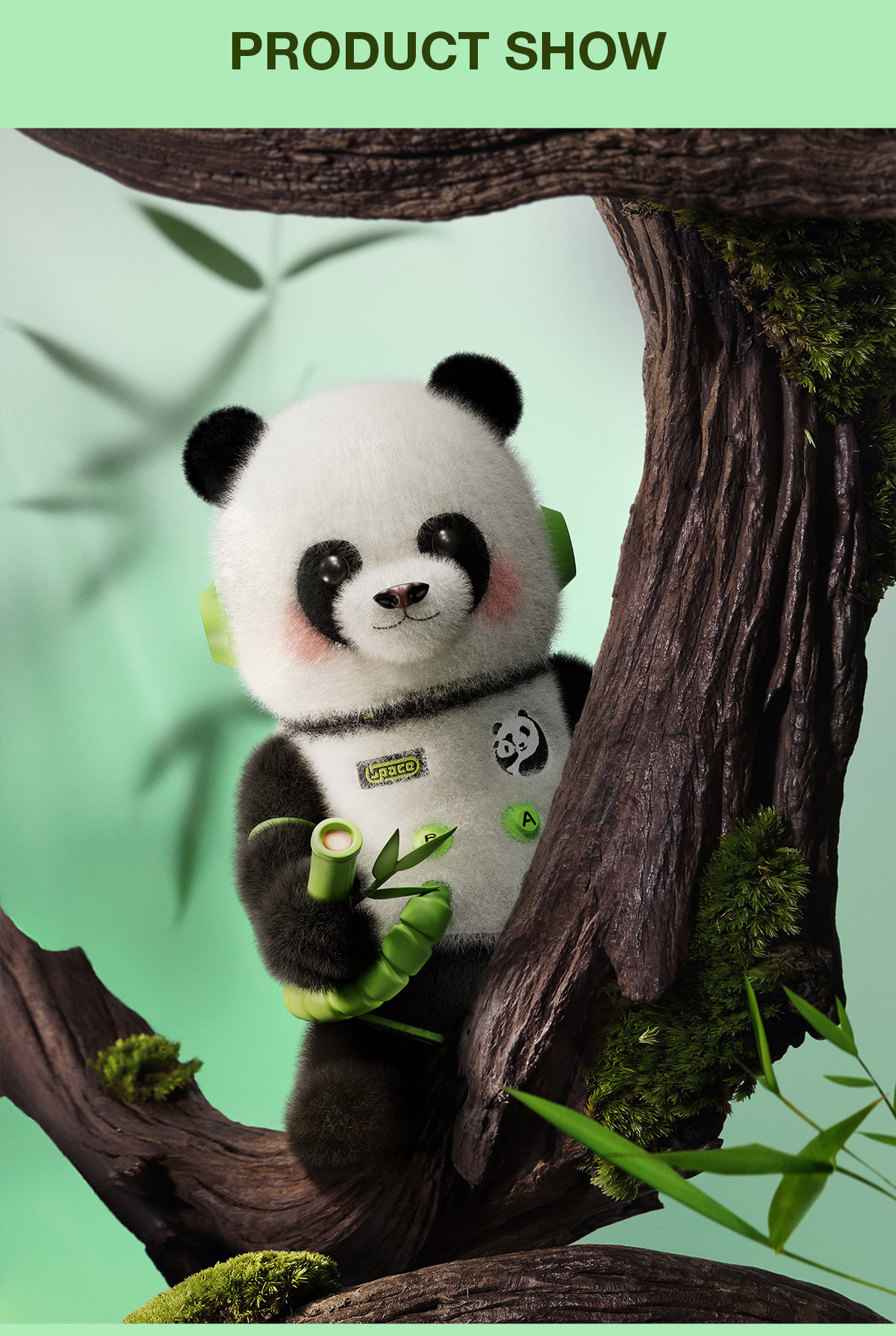 MEGA SPACE MOLLY 400% PANDA - POP MART (Canada)