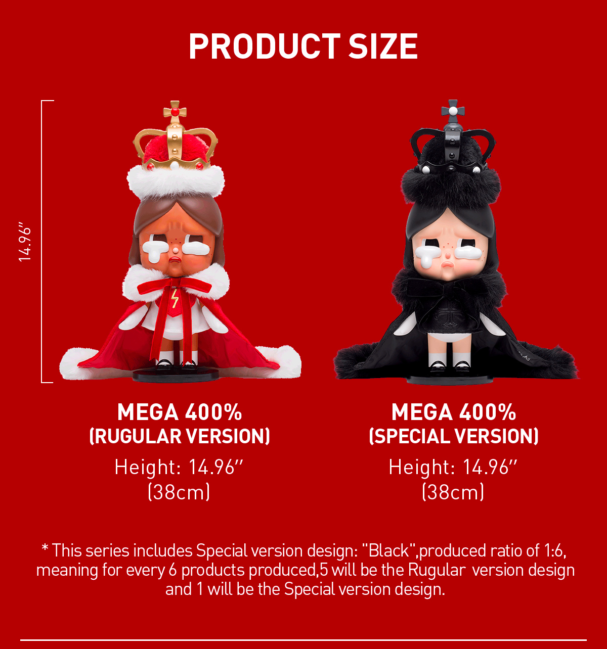 MEGA CRYBABY 400% The Queen of Broken Heart - POP MART (United States)