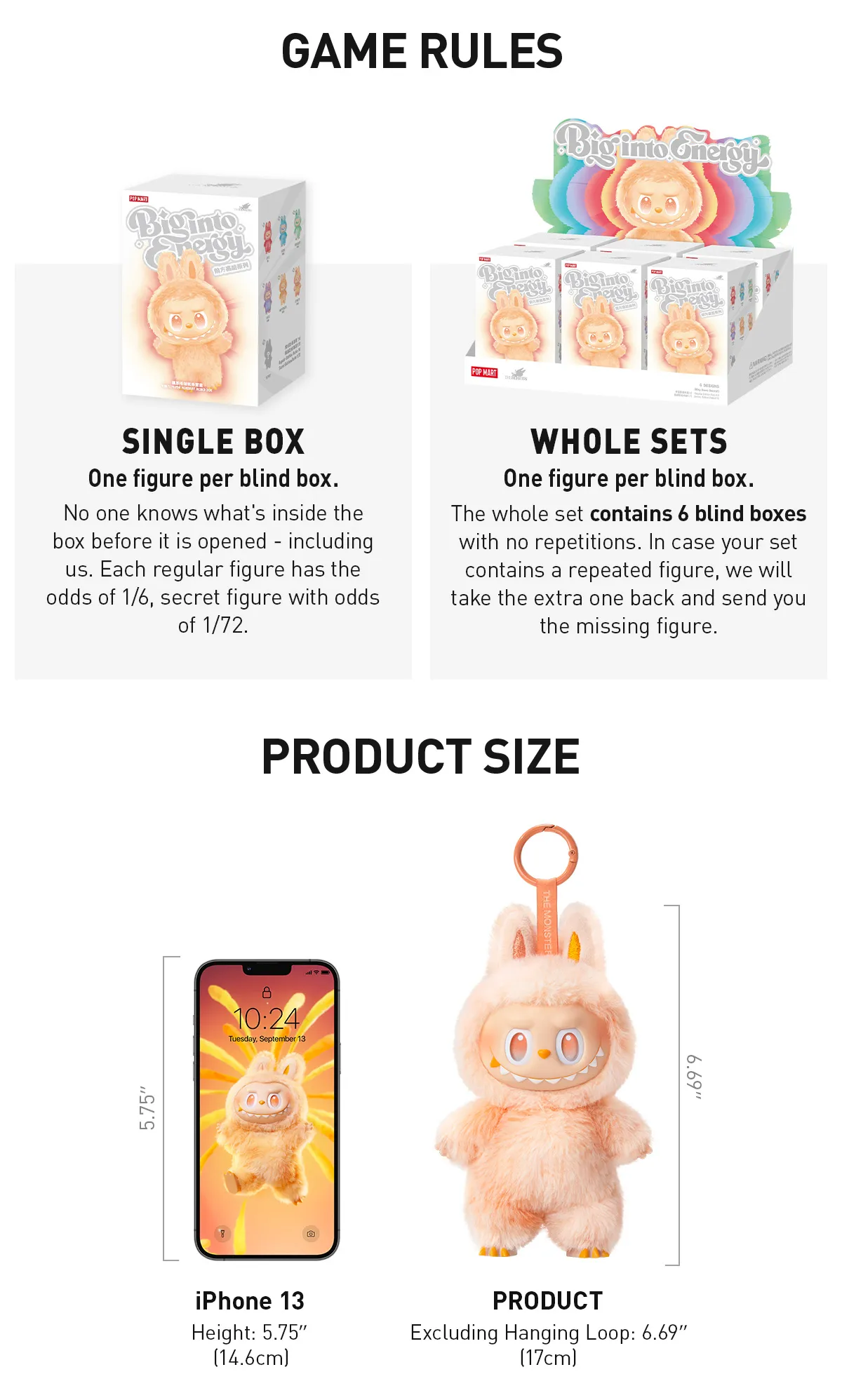 POP MART】 The big into Energy 4セット POP NOW:THE MONSTERS Big