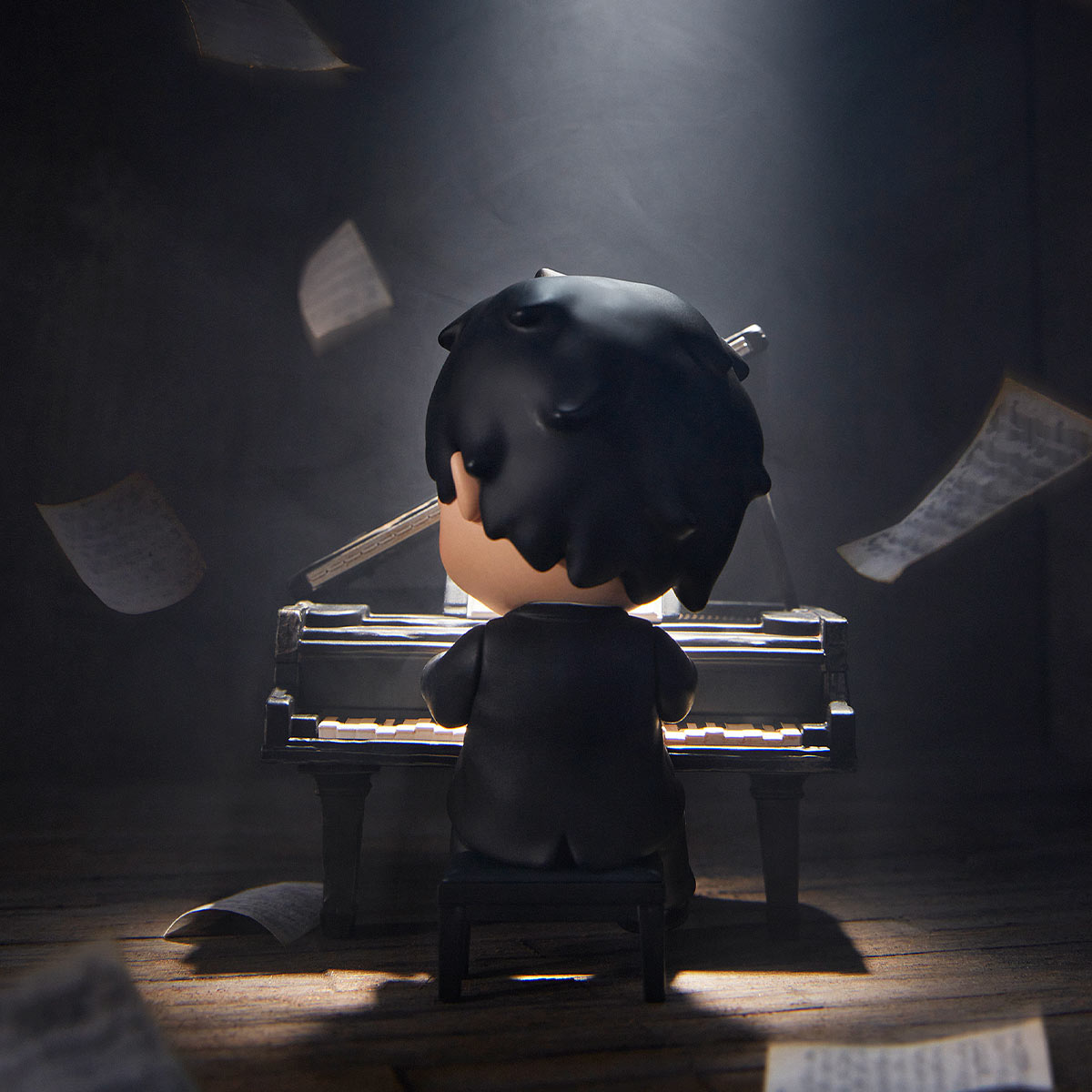 Hirono The Pianist Figure - POP MART (United States)