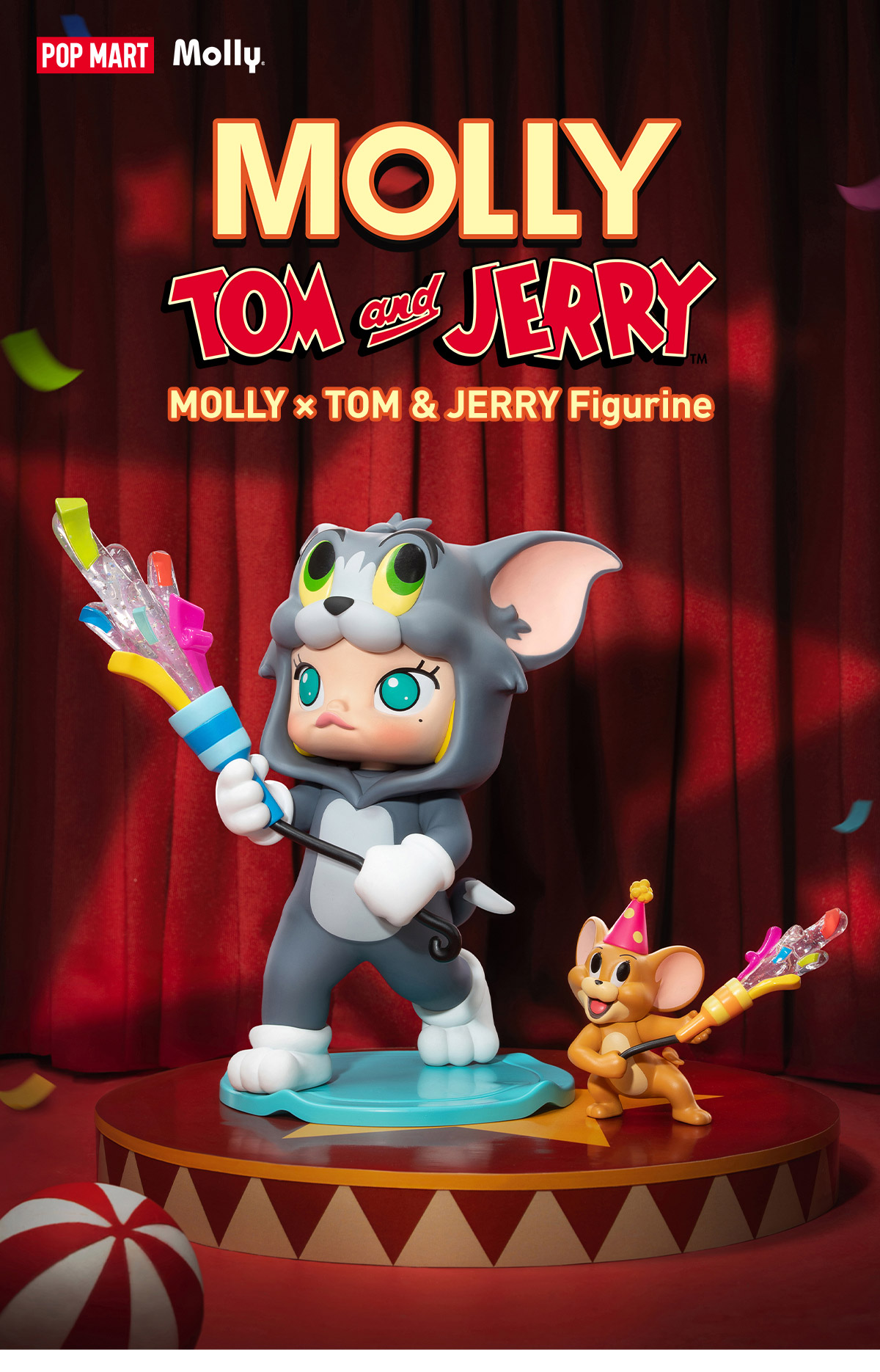 MOLLY × TOM & JERRY Figurine - POP MART (United States)