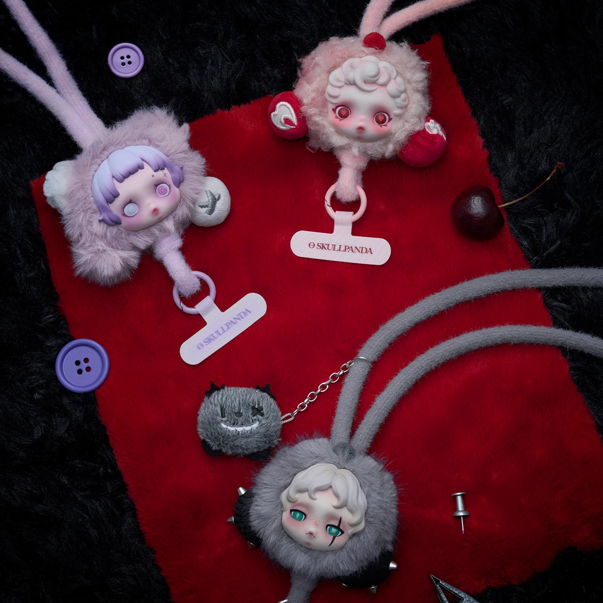 POPMART スカルパンダ You Found Me! スマホ ストラップ SKULLPANDA