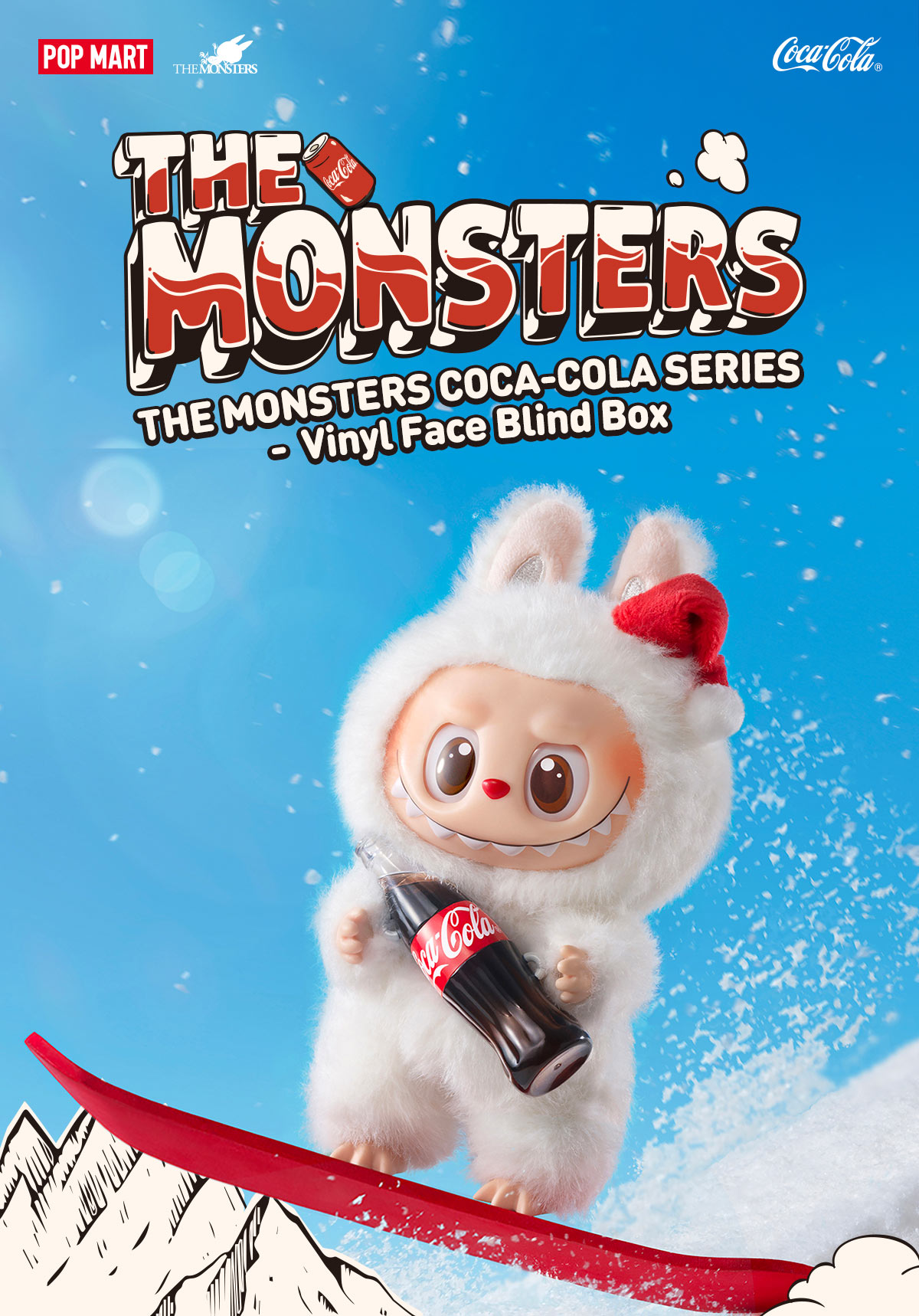 THE MONSTERS COCA-COLA SERIES-Vinyl Face Blind Box - POP MART