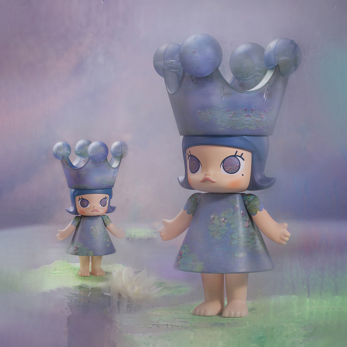 MEGA ROYAL MOLLY 1000% Monet-Les Nymphéas - POP MART (Italy)