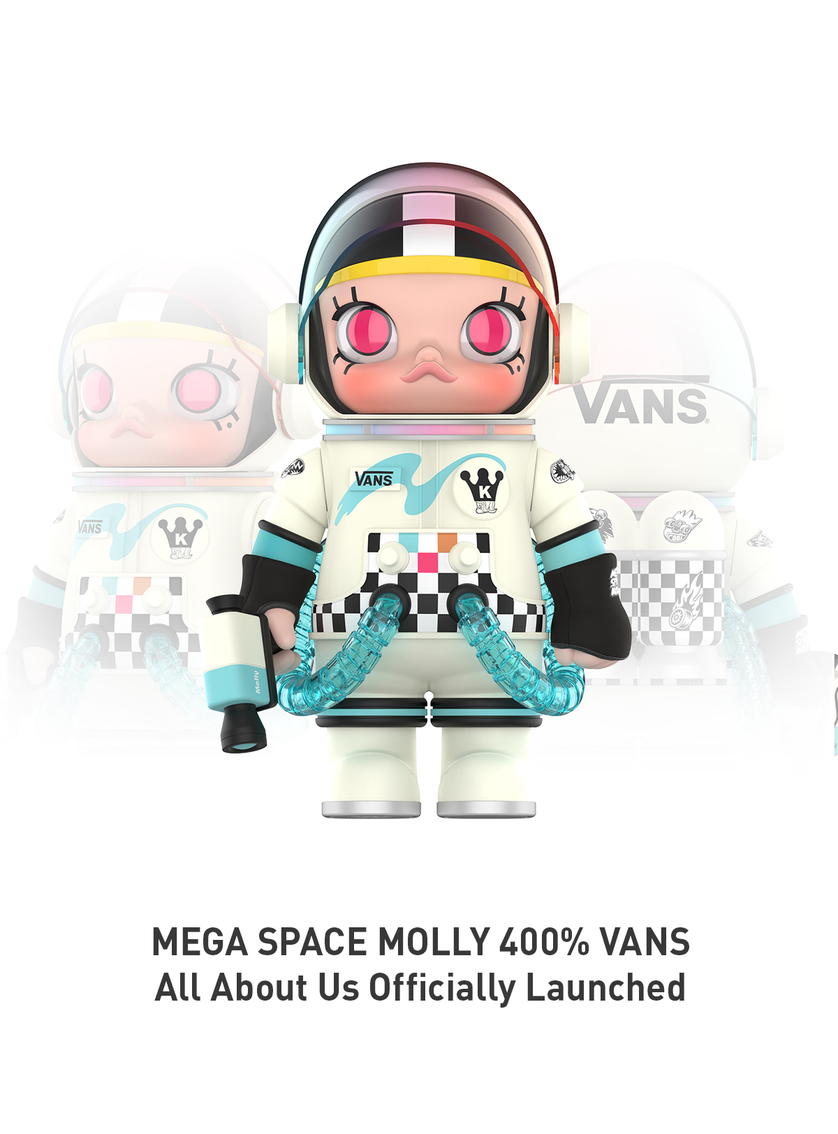 MEGA SPACE MOLLY 400% VANS - POP MART (Japan)