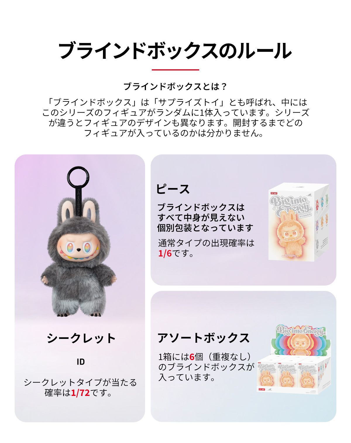 THE MONSTERS Big into Energy ぬいぐるみ アソート POP NOW:THE