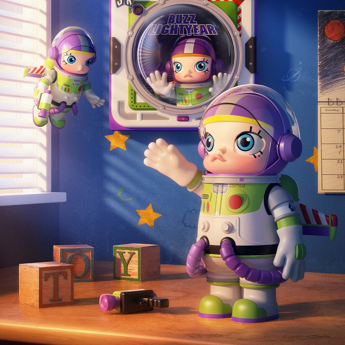 MEGA SPACE MOLLY 400% Buzz Lightyear - POP MART (Japan)