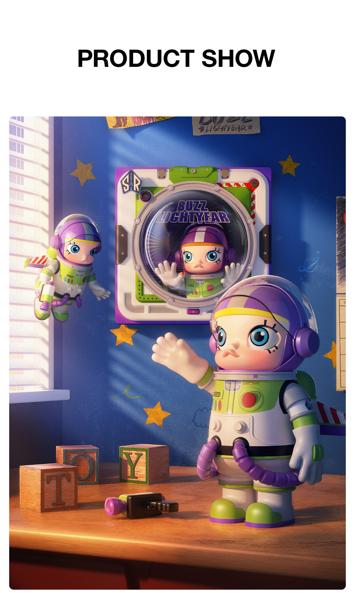 MEGA SPACE MOLLY 400% Buzz Lightyear - POP MART (Singapore)