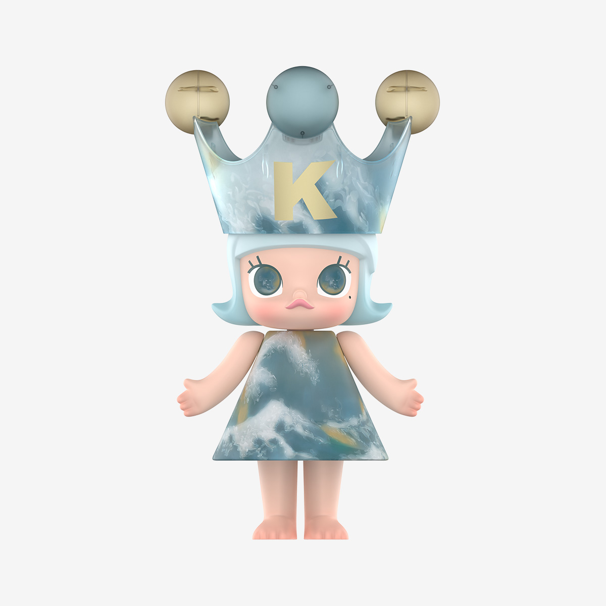 ポップマート メガコレクション メガロイヤルモリー 400% スノー