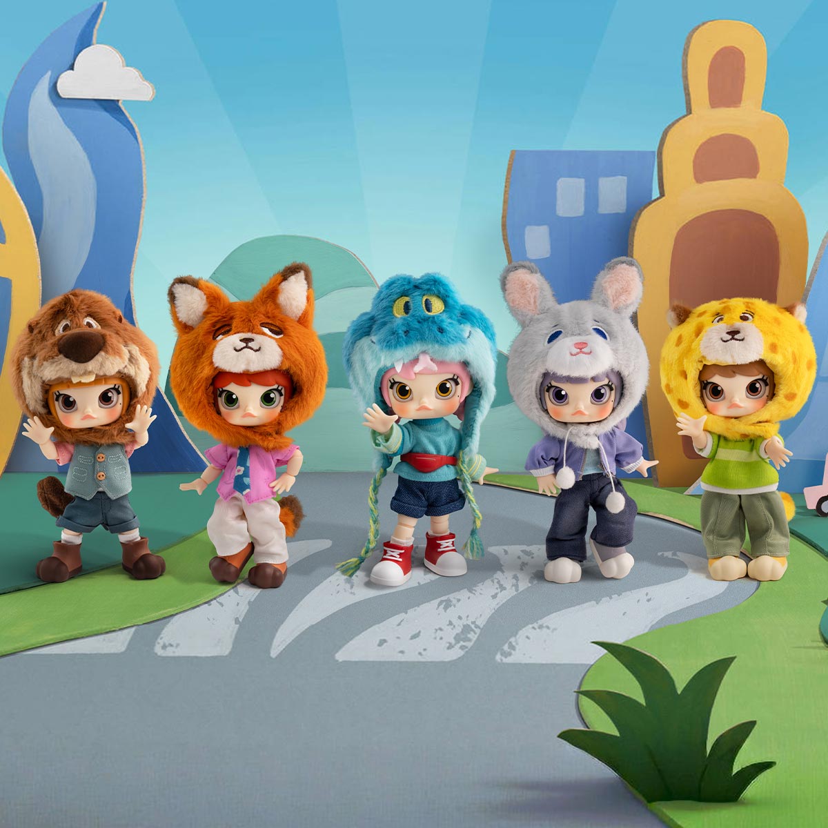 POPMART MOLLY ズートピア2シリーズ アクションフィギュア MOLLY