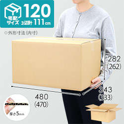 宅配120サイズ】小箱ぴったり梱包用ダンボール箱［FBOX-05・8箱］（470