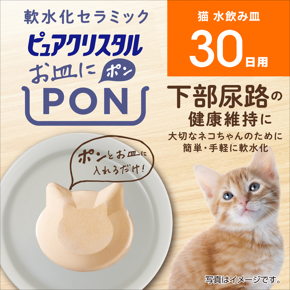 ピュアクリスタル お皿にPON 猫用 30日 | ジェックス株式会社
