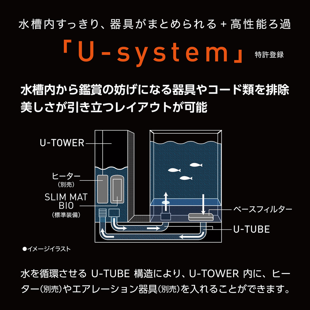 数量限定】GEX aquarista AQUA-U 2.0 Gray | ジェックス株式会社
