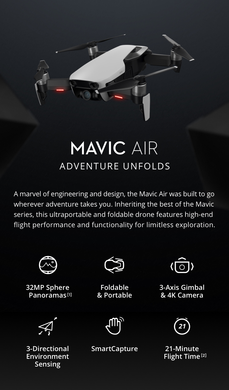 DJI Mavic Air Fly More Combo | SkyDronesUSA
