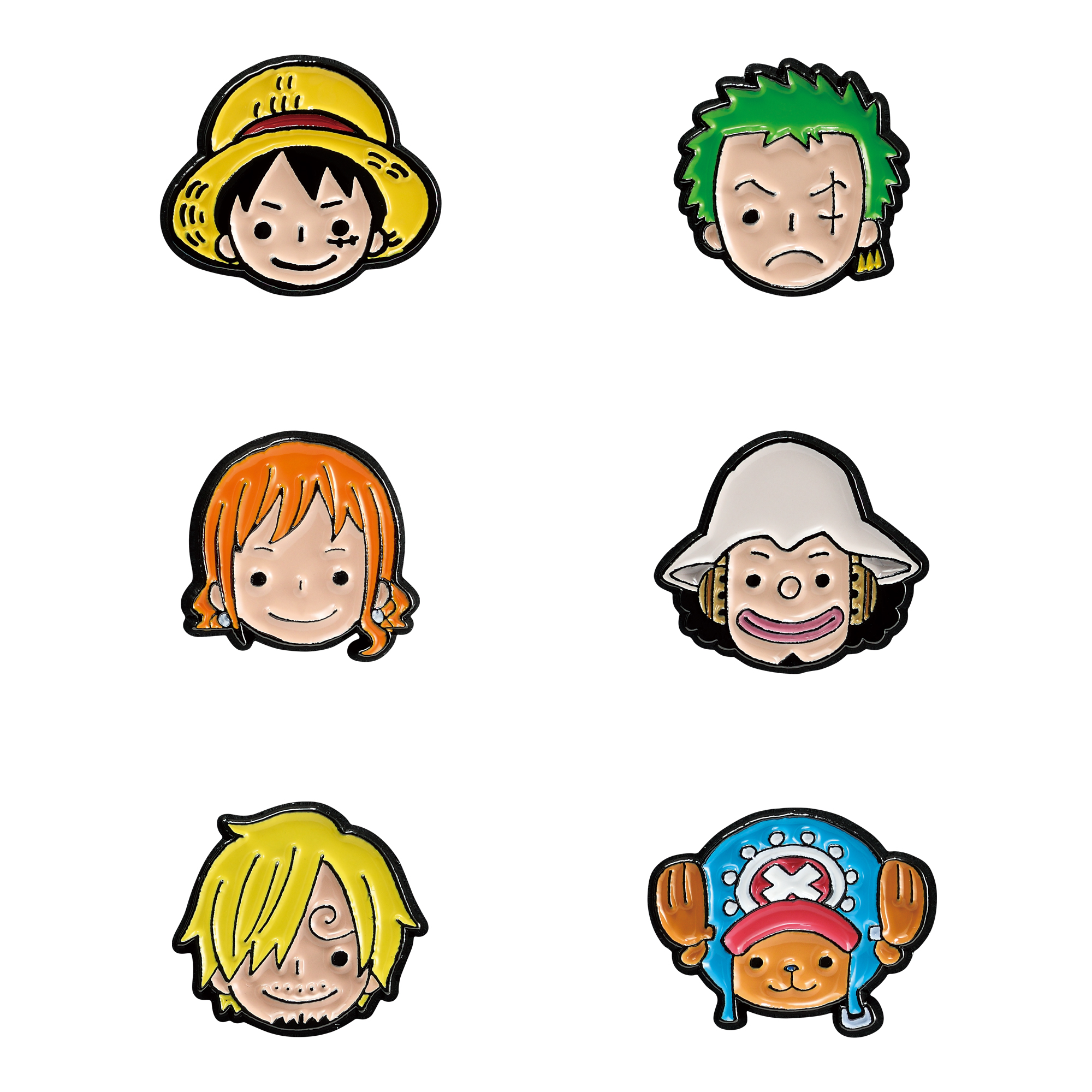 ONE PIECE Face Pins | ONE PIECE BASE SHOP | ONE PIECE BASE SHOP