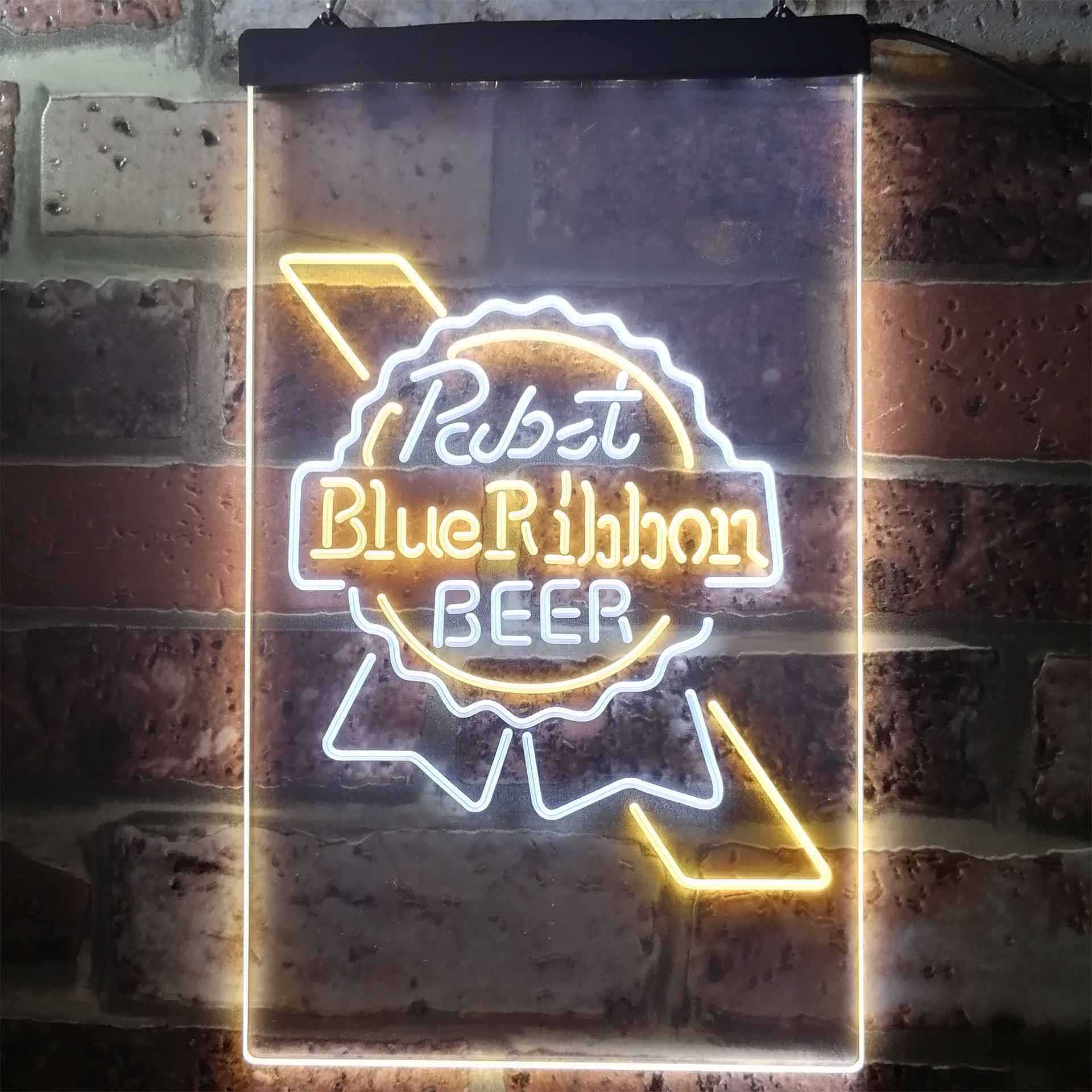 Pabst Blue Ribbon Home Bar Neon Light LED Sign | Home Bar Gift