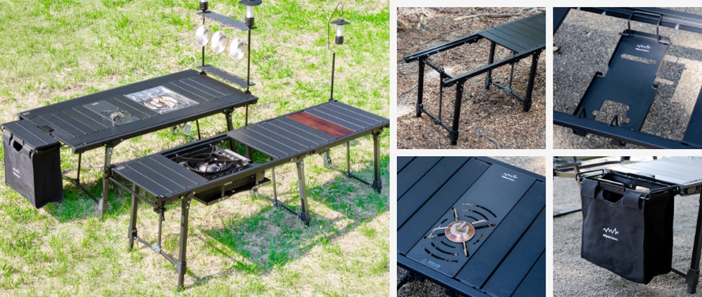 4万点を販売した大人気商品Alpen Outdoorsアルミユニットテーブルから