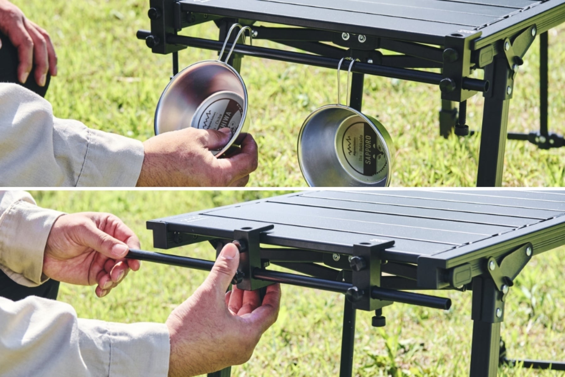 先行予約で即完売したアルミユニットテーブル88/110が7月19日(金)店頭