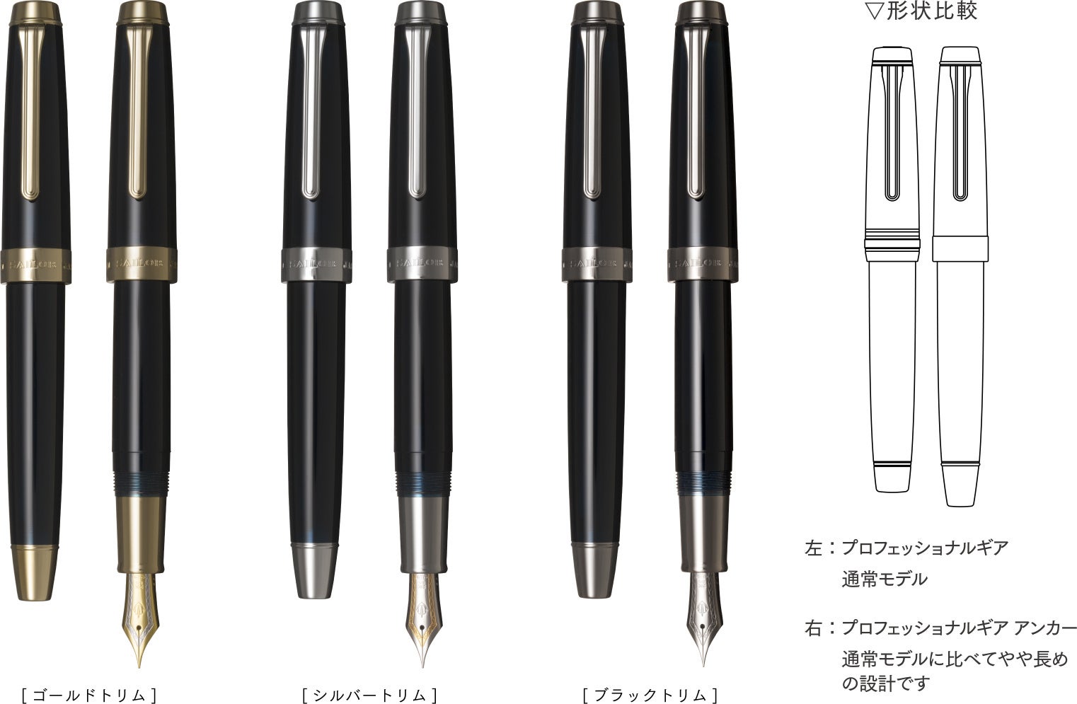 セーラーブランドの21金ペン先を象徴するモデルが登場