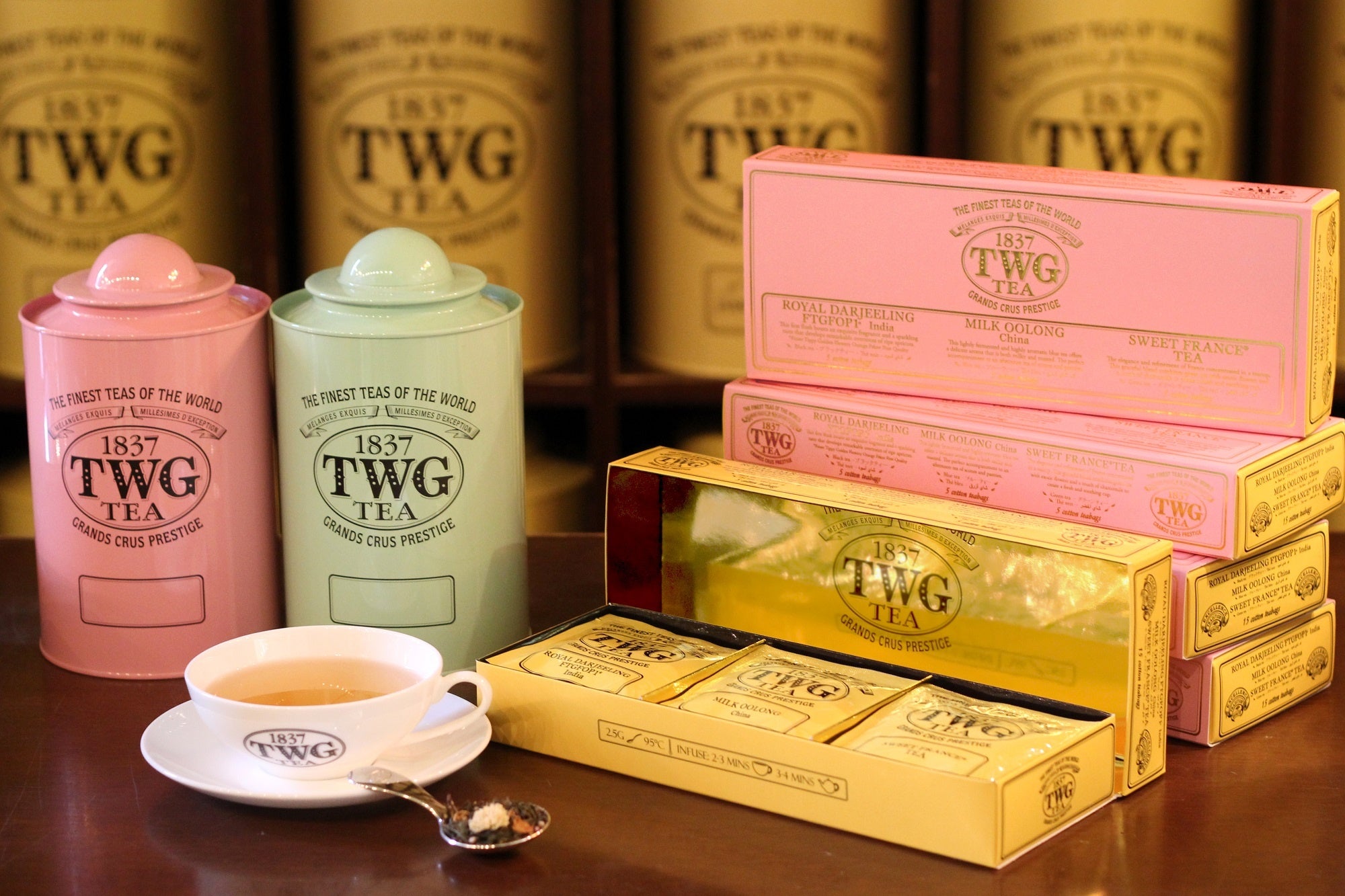 新品TWG紅茶BOX入り4缶セット TWG 紅茶 シンガポール 4缶セット 新商品】
