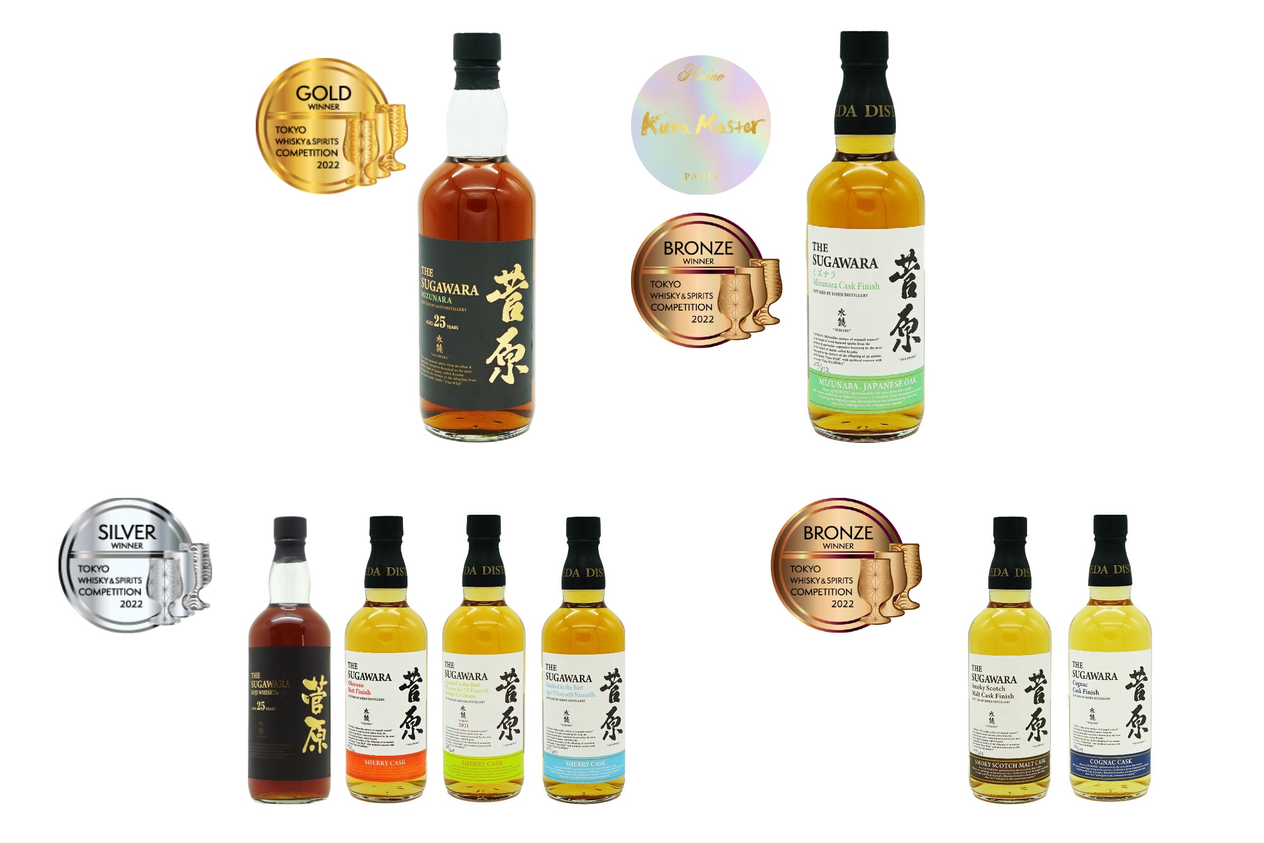 フランスと日本の品評会で「菅原水鏡 後熟 ミズナラ カスク