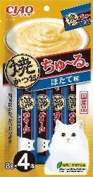 いなばペットフードの猫ちゃん用おやつ「焼かつおちゅ～る」が