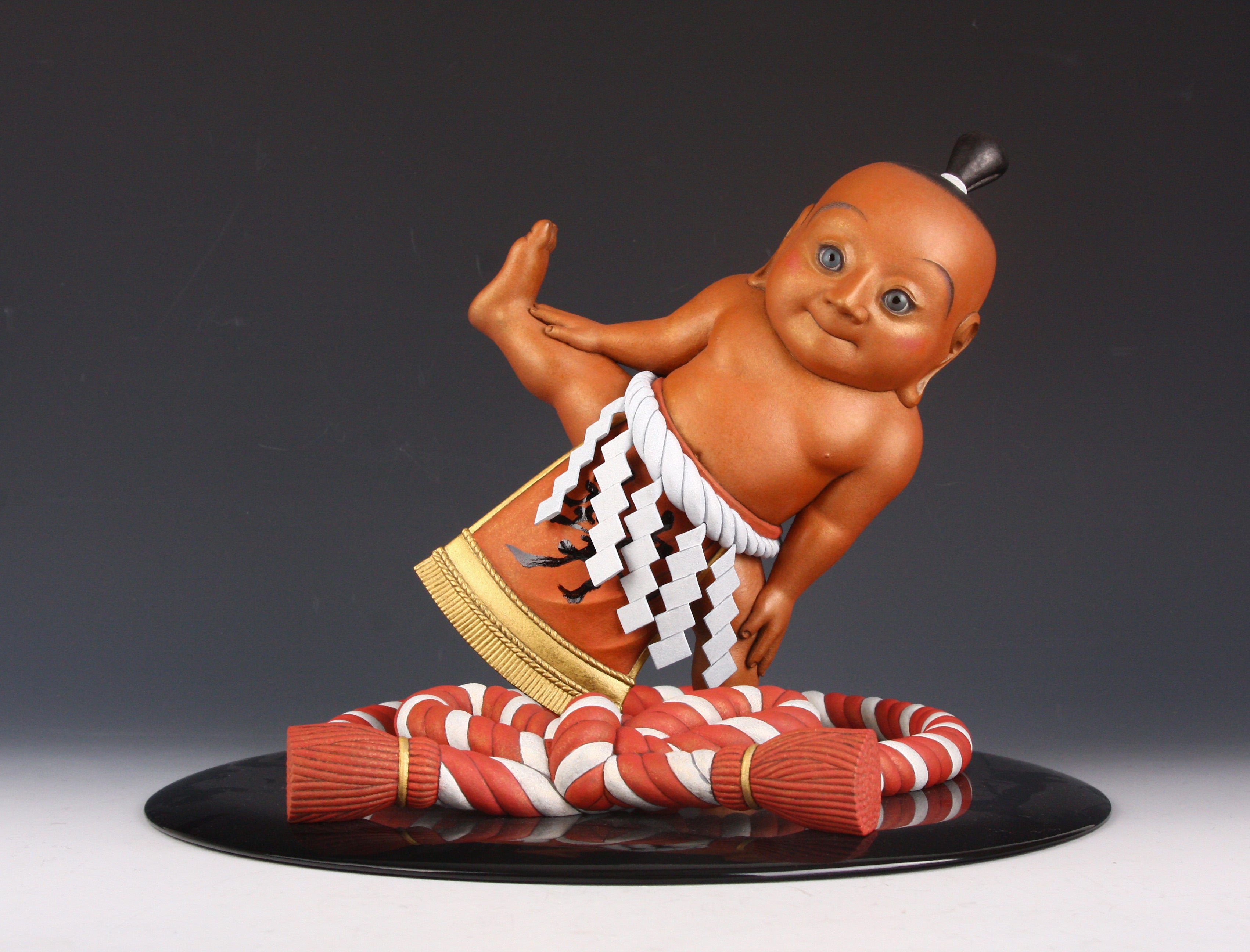 藪内佐斗司 招福版画 「守銭童子」 【公式通販】