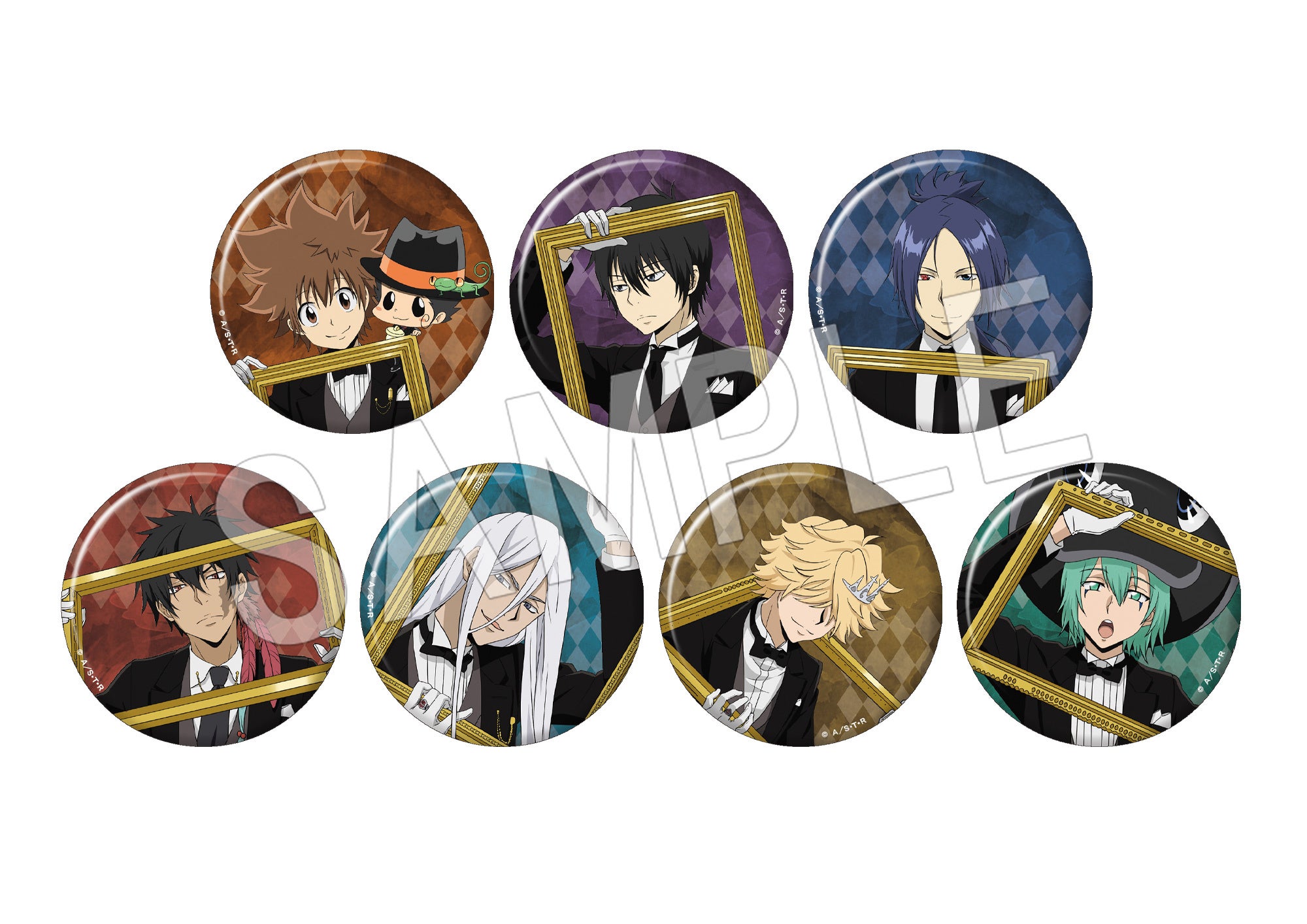 家庭教師ヒットマンREBORN! ジャンフェス2023 マット缶バッジ 獄寺隼人