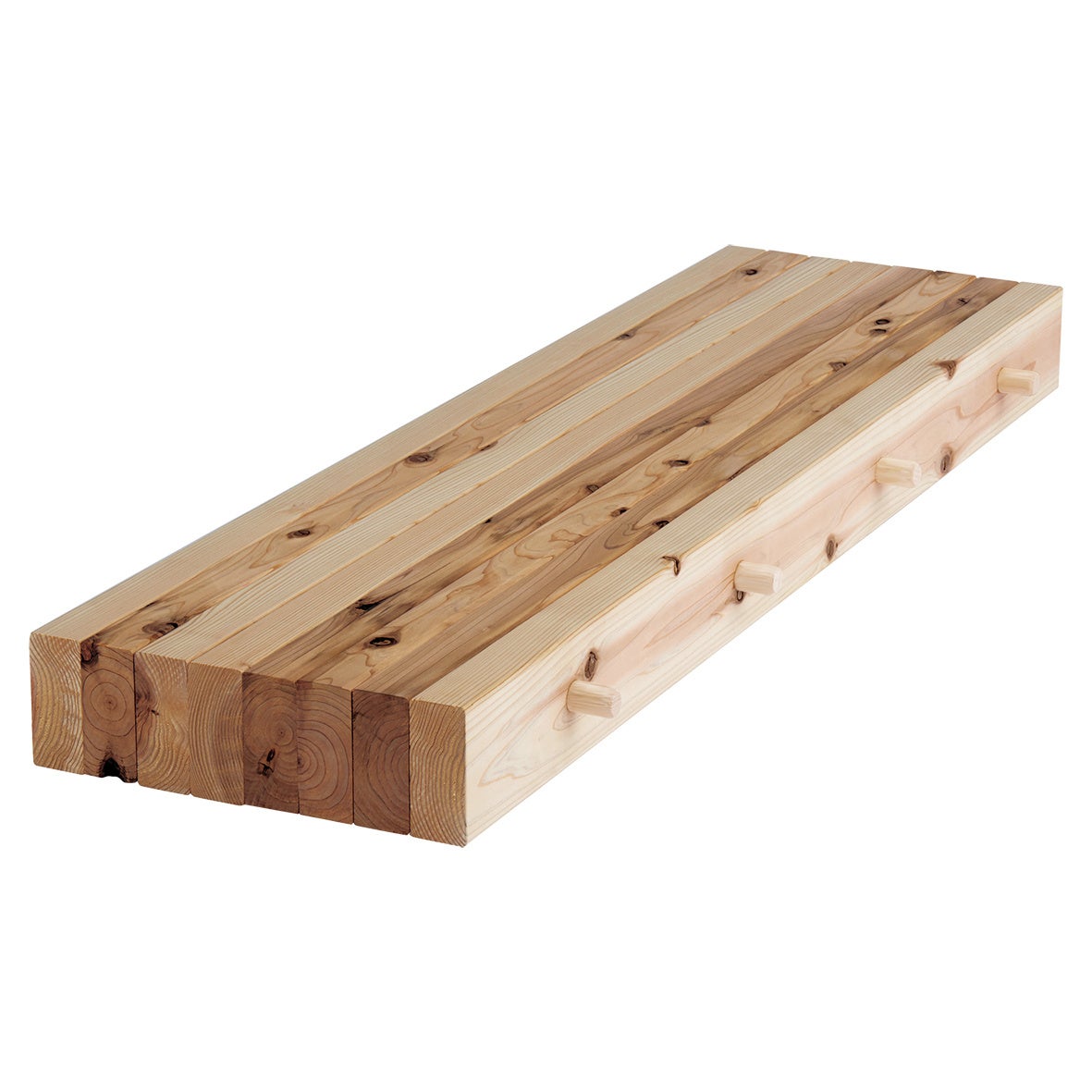 赤松集成材18ミリ幅90縦45奥行45木材オイル仕上げ！ 赤松集成