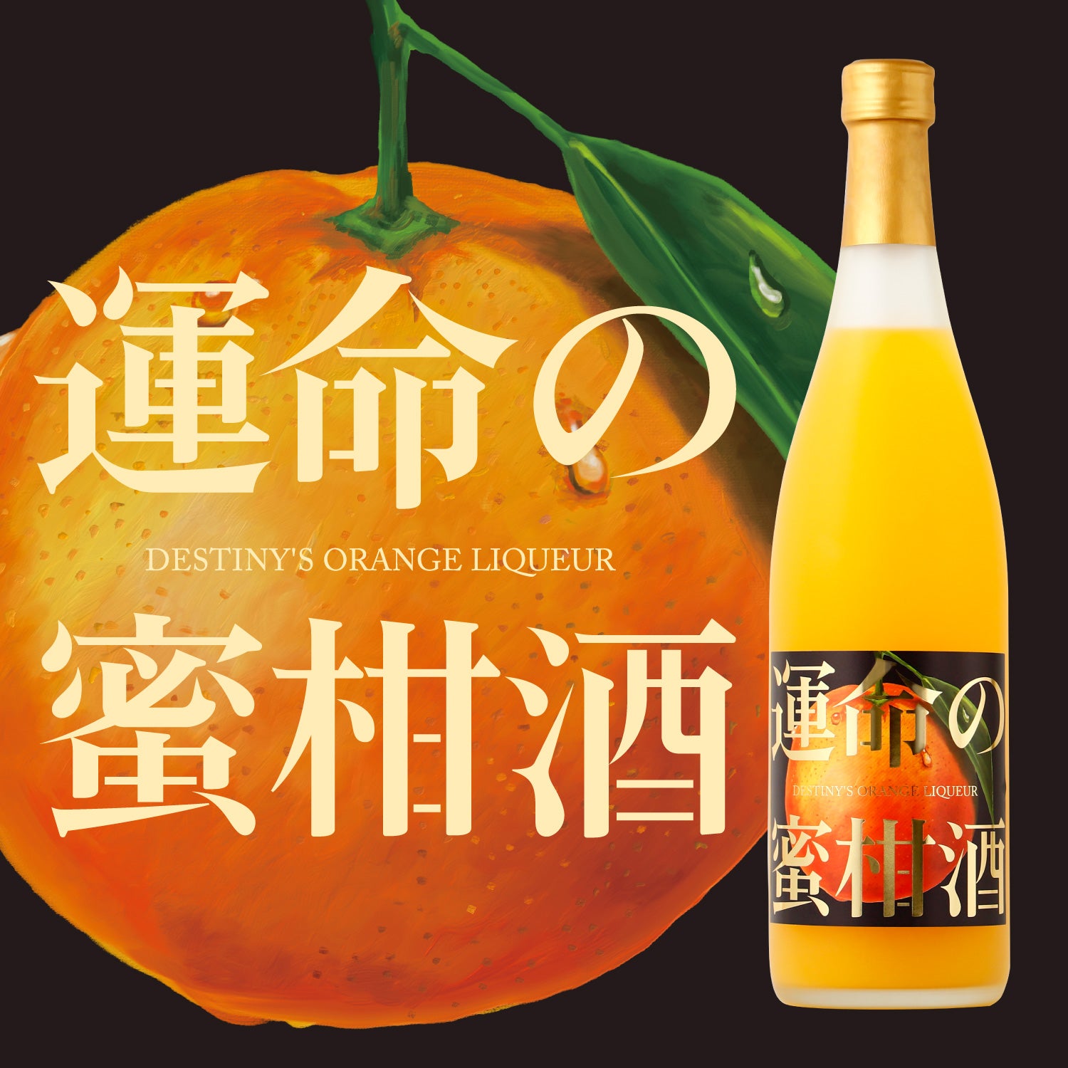 高級蜜柑「紅まどんな果汁」でつくるプレミアム蜜柑酒「運命の蜜柑酒