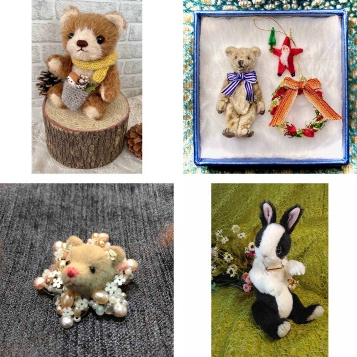 人気作家様 naho様 ぬいぐるみ アーティストベア テディベア 日本作家