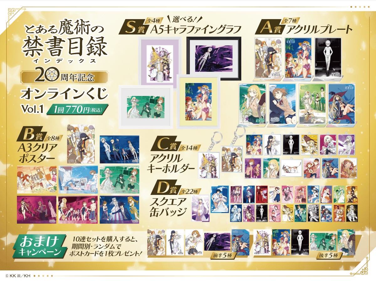 とある魔術の禁書目録』20周年記念 キャラファイングラフ[1] とある