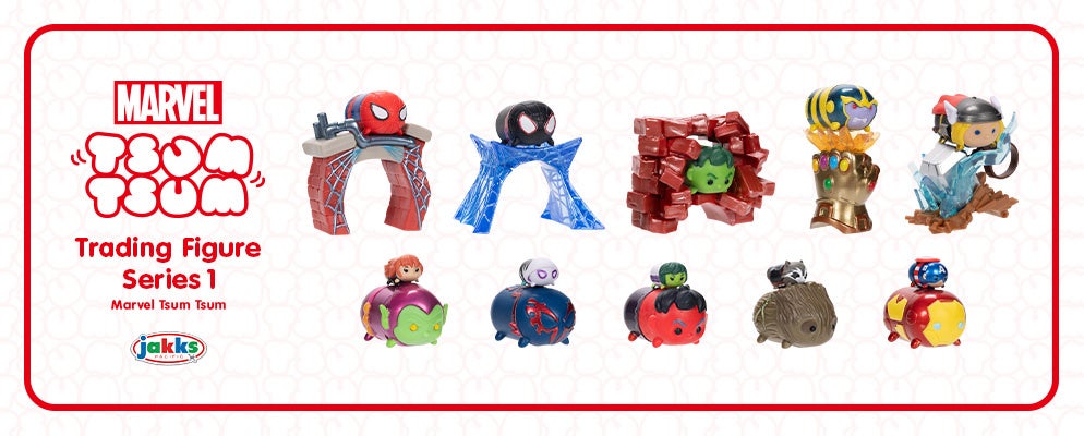 ディズニーとマーベルの『ツムツム』が、コレクションしやすいミニ