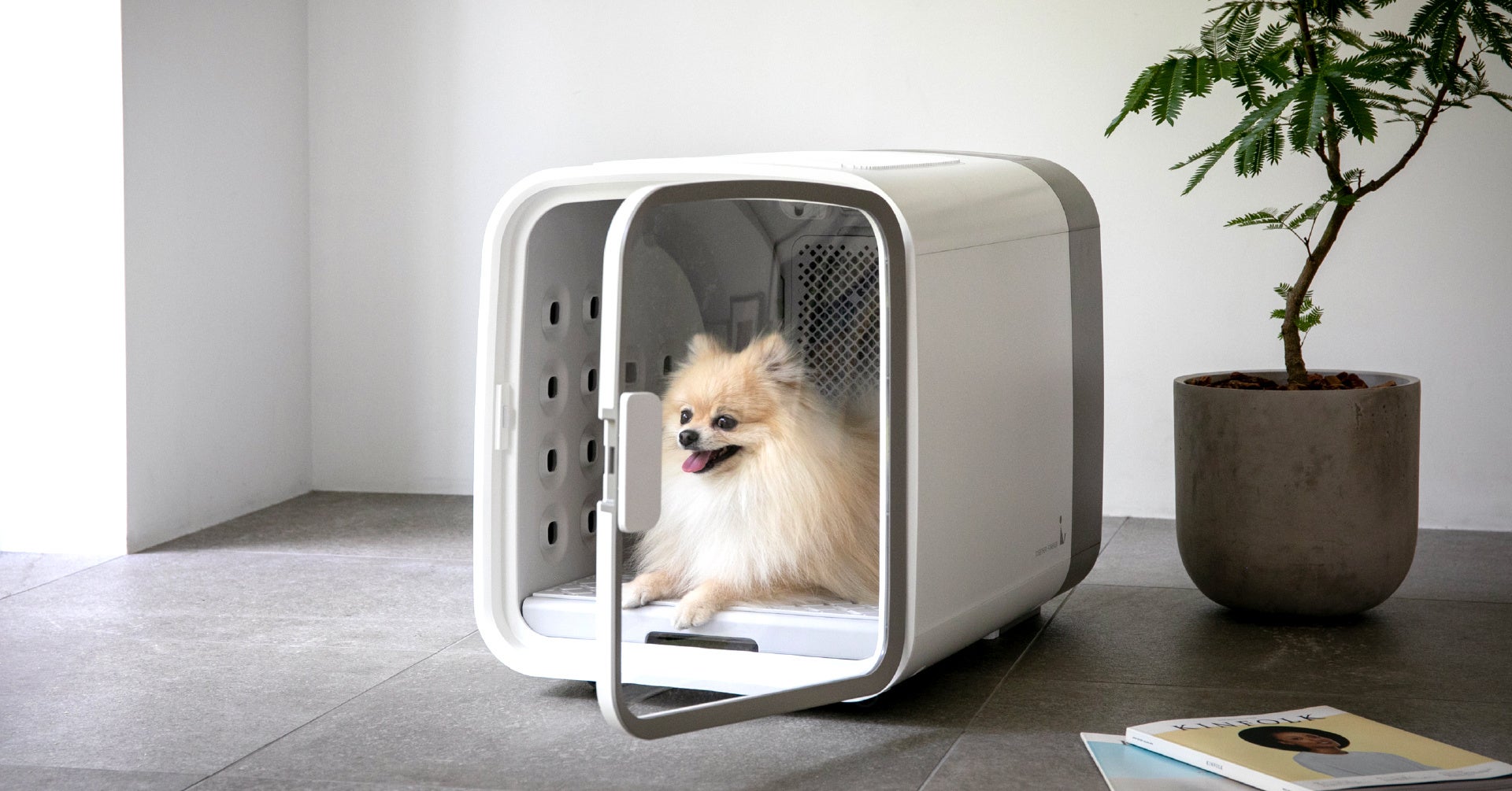 マイロ☆ 2回使用 nello ペットドライルーム PD-B10 グレー dry-main00.jpg