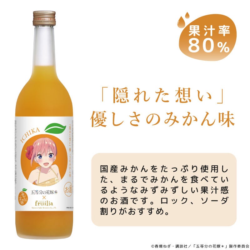 再販売決定！】TVスペシャルアニメ「五等分の花嫁＊」×fruiliaコラボ