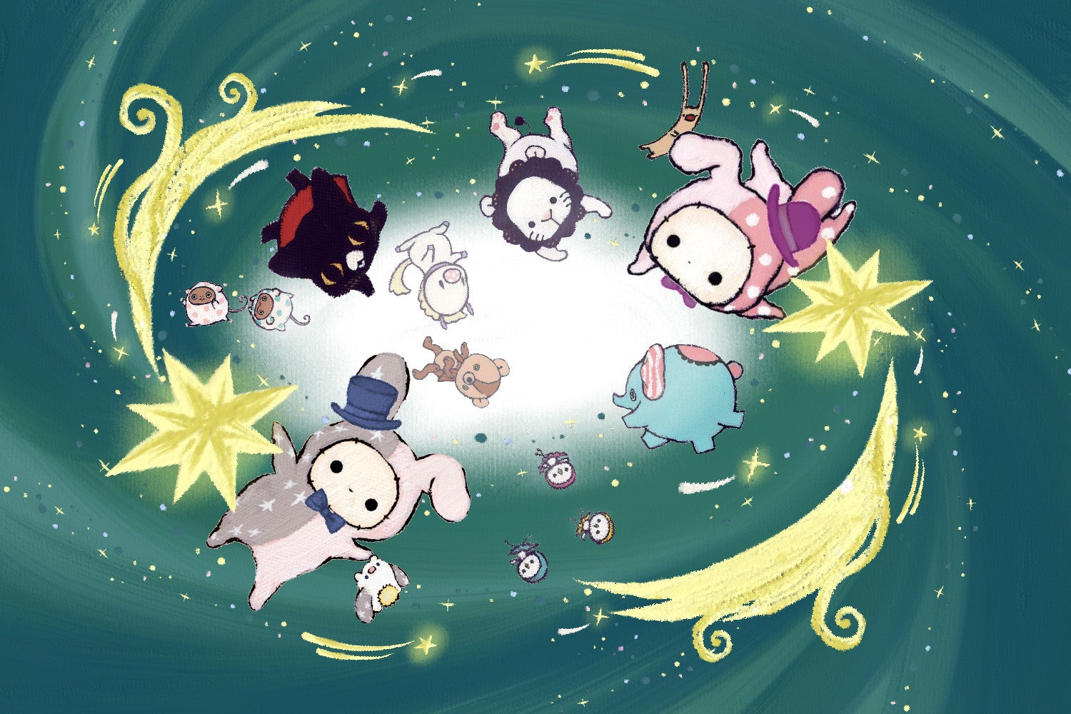 ルナファクトリーがサンエックスのキャラクターをタロットに抜擢