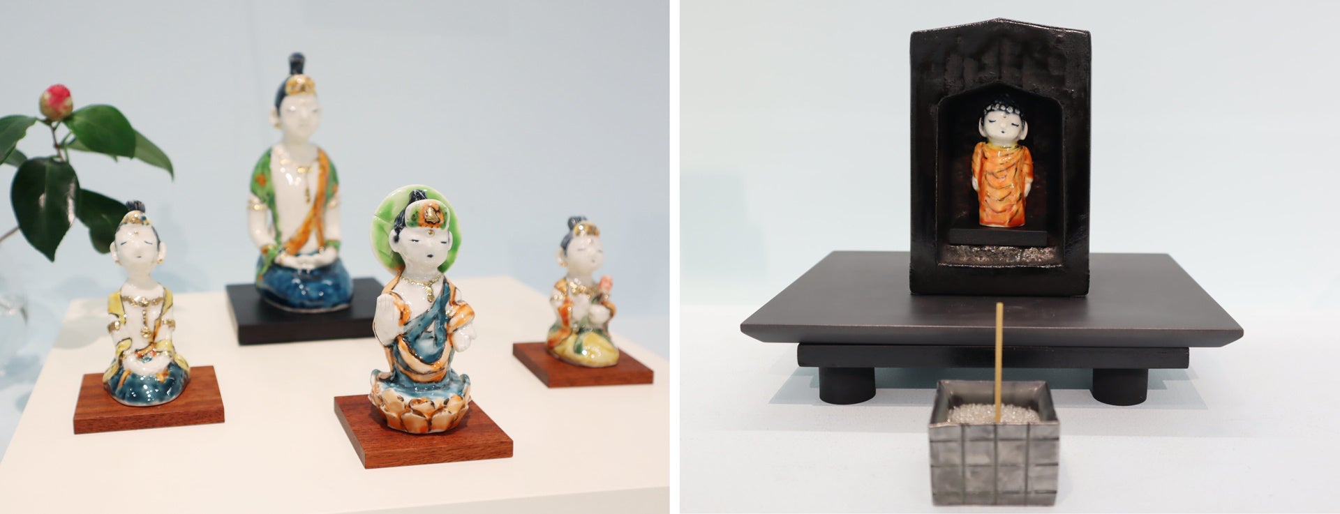 日々の暮らし、ささやかな祈りに寄り添う陶像。松本慶一郎「ほほ笑む仏