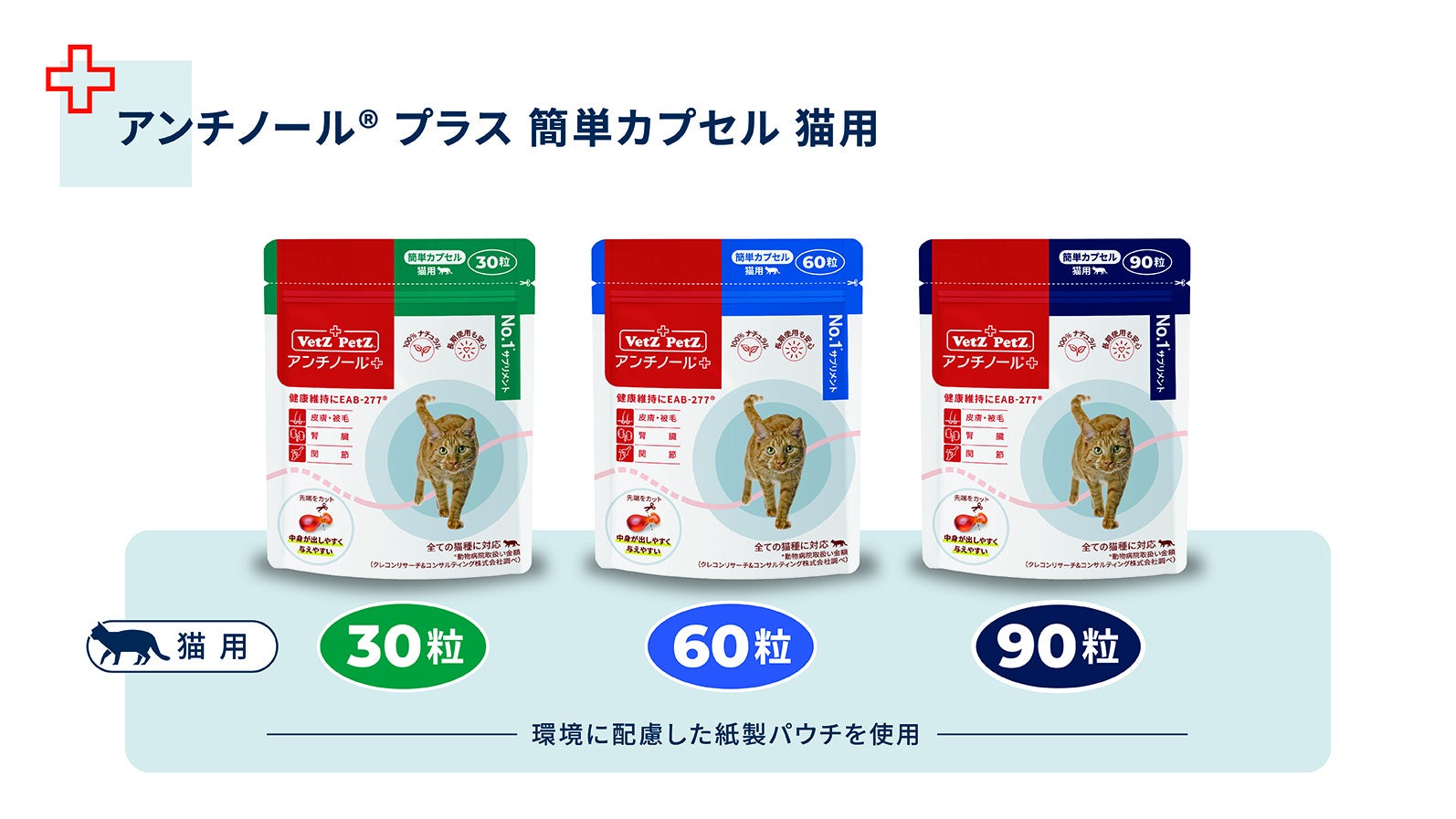 猫用 新品 Vetz Petz アンチノール 60粒x2箱 120錠 Vetz Petz アンチ