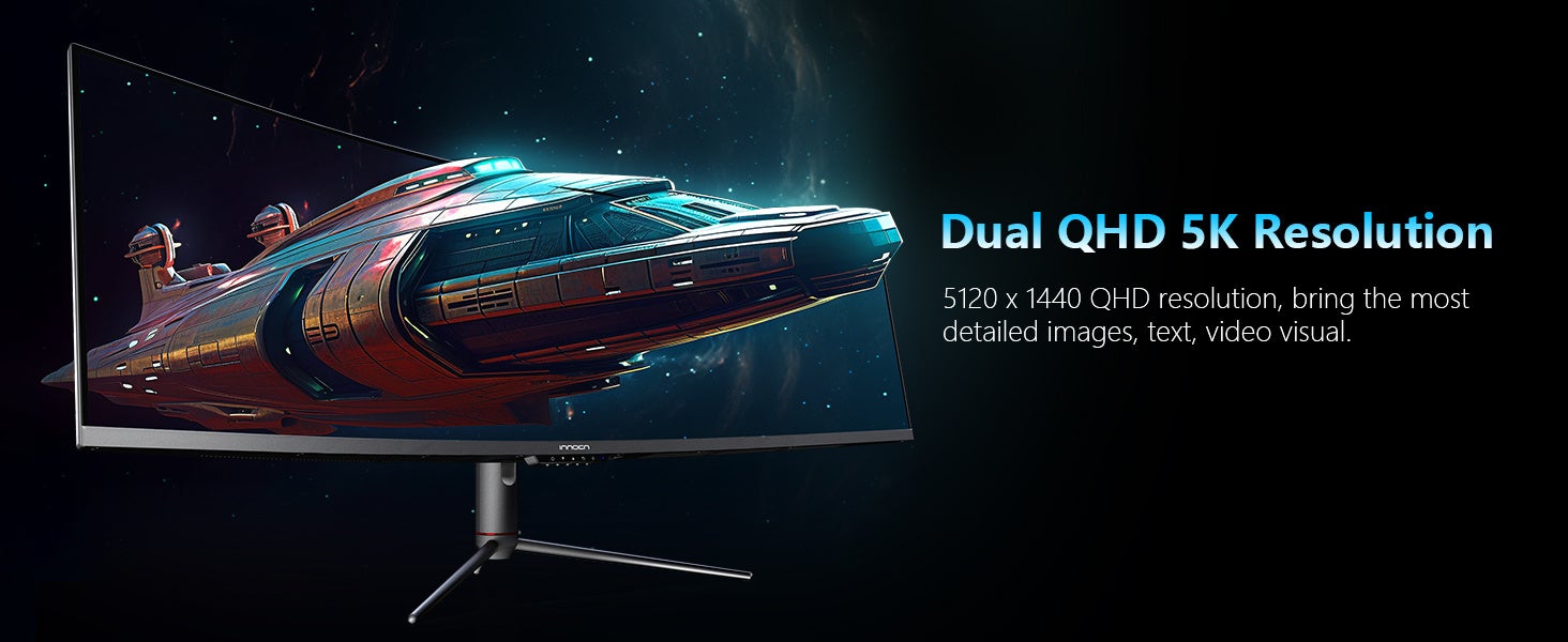 Innocn 49C1R】49インチに5K解像度を実現したスーパーウルトラワイド