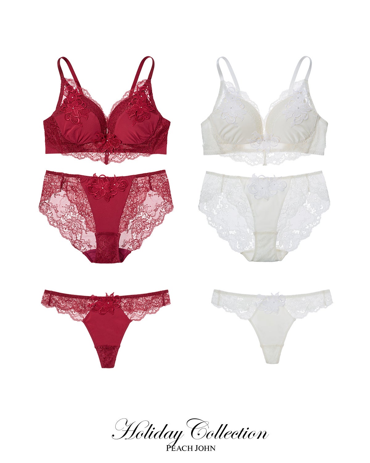 PEACH JOHN】1年の最後を彩る、華やかなホリデーコレクションを発売